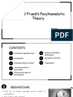 Frued's Pscyhoanalytic Theory