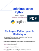 La Statistique Avec Python: Université de Bretagne Sud