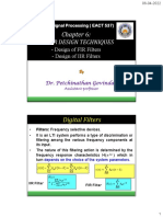 Digital Filter Design Techniques