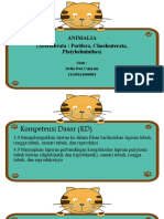 5 - ANIMALIA (Porifera, Coelenterata, Platyhelminthes) - 1