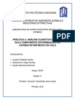 Espectroscopía Molecular y Atómica Práctica 2