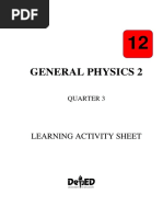 General Physics 2: Learning Activity Sheet