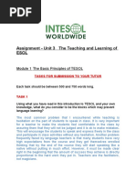 Intersol Unit 3 Module 1