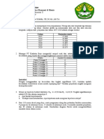 Ujian Akhir Semester Statistik Ekonomi II