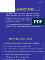 Process capability study