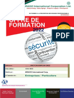 Catalogue de Formation 2022