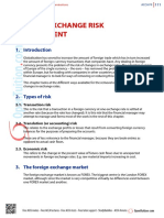 Foreign Exchange Risk Management