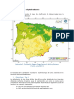 Clasificación Köppen España