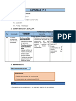 Sesion de Personal Social Acuerdos de Convivencia