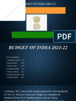 Budget of India 2021-22