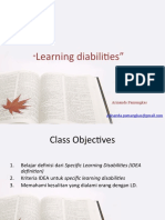 Learning Diabilities": Arinanda Pamungkas