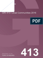 GRI 413 - Local Communities 2016