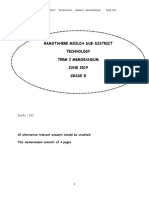 Ramotshere Moiloa Sub-District Technology Term 2 Memorandum JUNE 2019 Grade 8