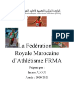 La Fédération Royale Marocaine D'athlétisme