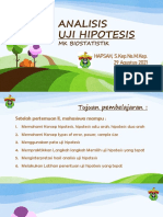 Analisis Uji Hipotesis