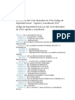 01 Ley de 14 de Diciembre de 1956 Codigo de Seguridad Social