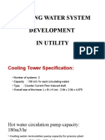 Cooling Water System Development in Utility