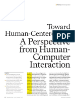 Toward Human-Centered AI:: A Perspective From Human-Computer Interaction