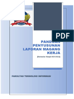 Panduan Laporan Magang 2021