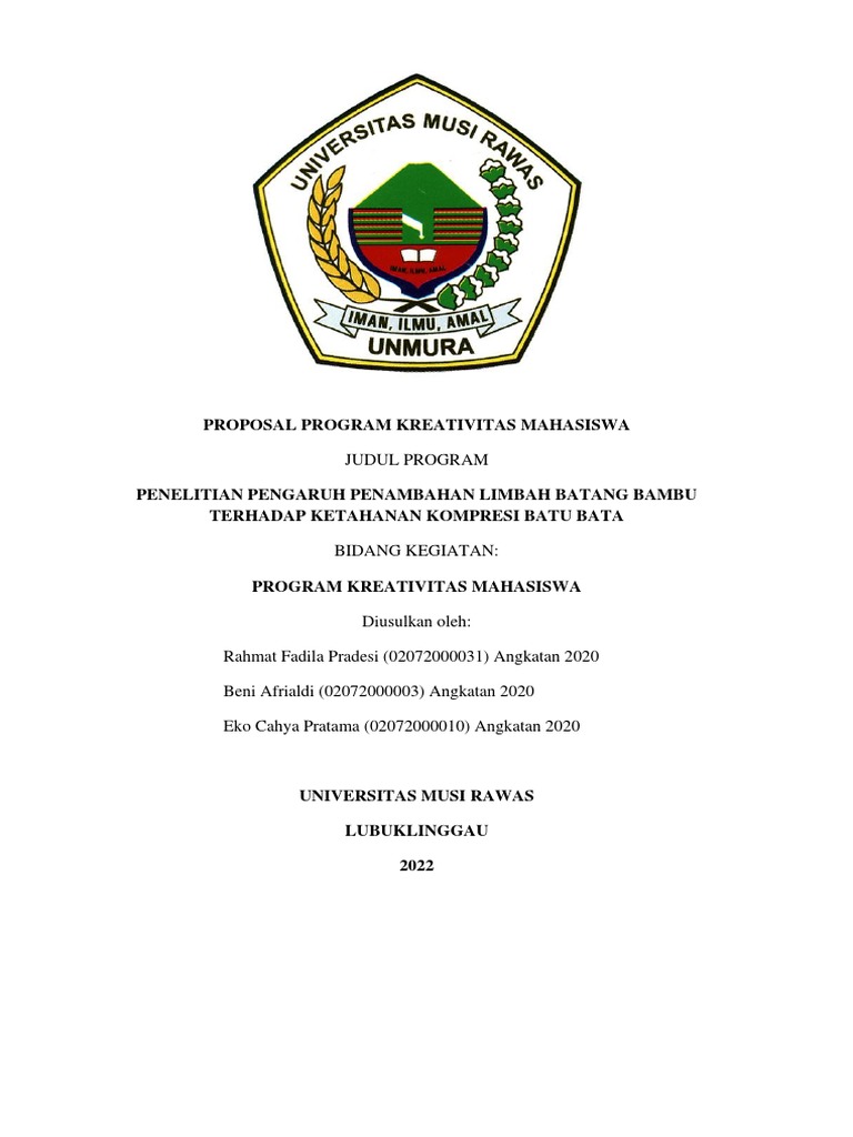 Proposal PKM RFP | PDF