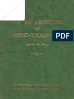 My 20 Lessons of Mind-Training III (W. R. Borg, Aubanel)