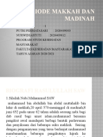 Periode Makkah Dan Madinah