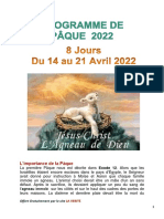 Pâque 2022-Programme de Prière