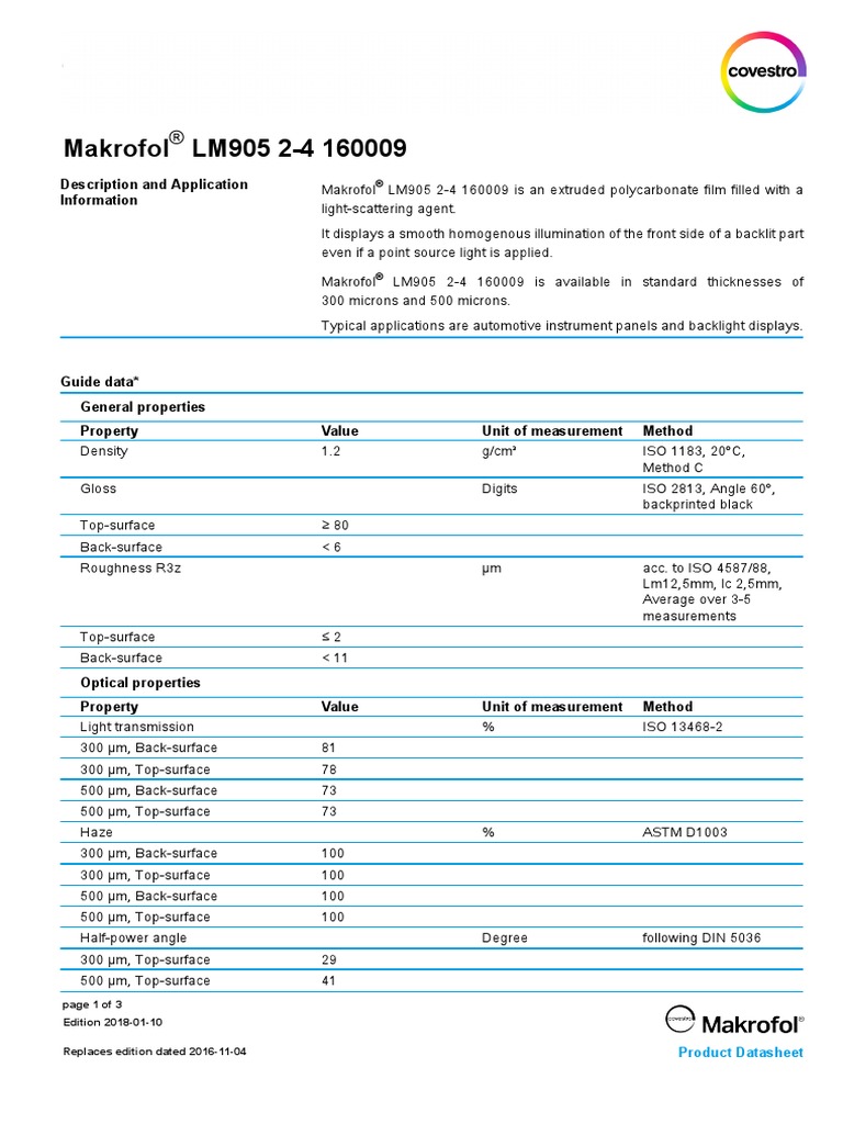 Makrofol LM905 2 4 160009 - en - 80621973 06750065 22415812 | PDF ...