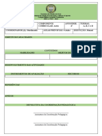 Modelo de Sequência Didática - 2022