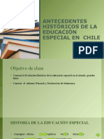 Antecedentes Históricos de La Educación Especial en Chile
