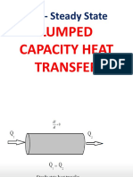 Non-Steady State: Lumped Capacity Heat Transfer