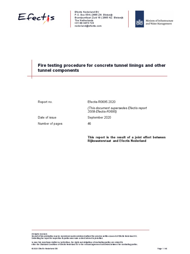 25 Efectis - R0695 - 2020 - Fire - Testing - Procedure - Concrete ...