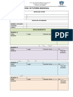 Ficha de Atencion de Tutoría Individual