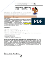 Guía Uno Vocabulario Séptimo Básico B 2022 Lengua y Literatura