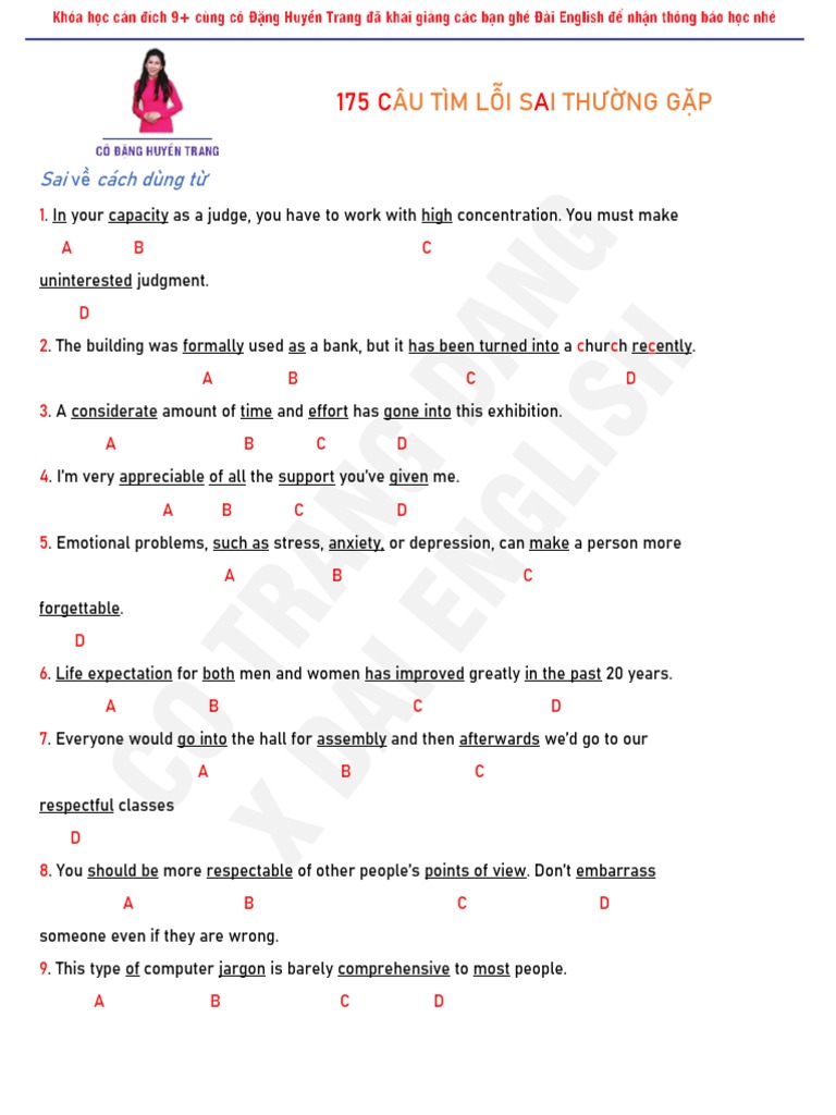 Common English Mistakes Explained | PDF