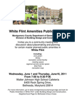 White Flint Amenities Public Meeting