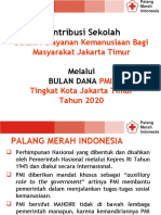 Sosialisasi Bulan Dana PMI Jakarta Timur Tahun 2020