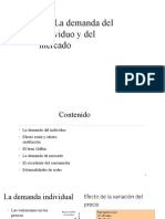 MICROECONOMÍA: La Demanda Del Invididuo y Del Mercado