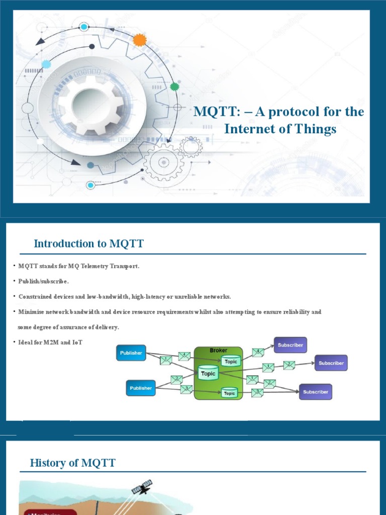 MQTT: - A Protocol For The Internet of Things | PDF | Computer Data ...