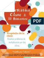 Clase 4 III B Mutliplicacion Por Dos Cifras