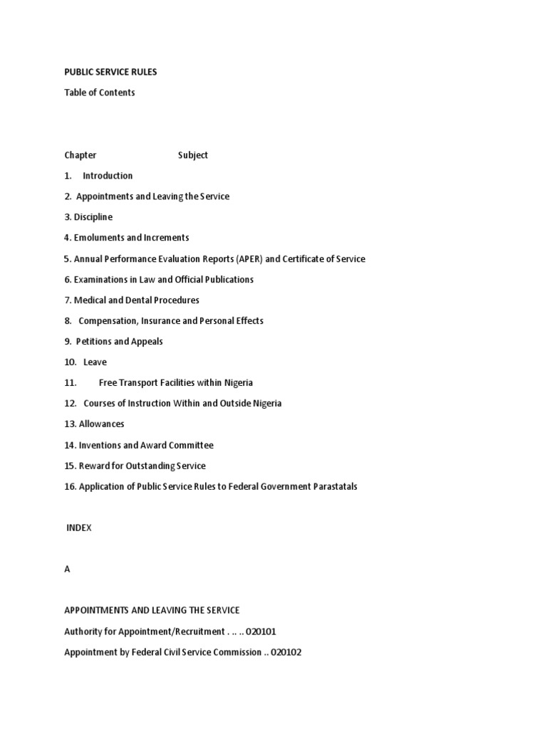 Public Service Rules PDF Civil Service Judge