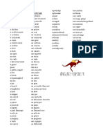 Fiche Vocabulaire Anglais PDF Les Oiseaux
