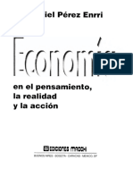 Economía en El Pensamiento, La Realidad y La Acción - Daniel Pérez Enrri