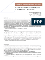 Sobre El Concepto de Contratransferencia en Freud Ferenczi y Heimann