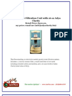 Adya Water Filtration Unit