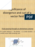 Significance of Divergence and Curl of A Vector Field