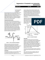 Suppression of Transients in An Automotive Environment