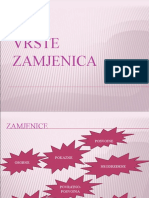 Zamjenice - Prezentacija