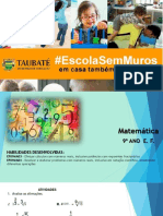 9º Ano MATEMATICA Ativ. 12 Exercícios