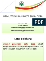 Pemutakhiran Data Sdgs Desa